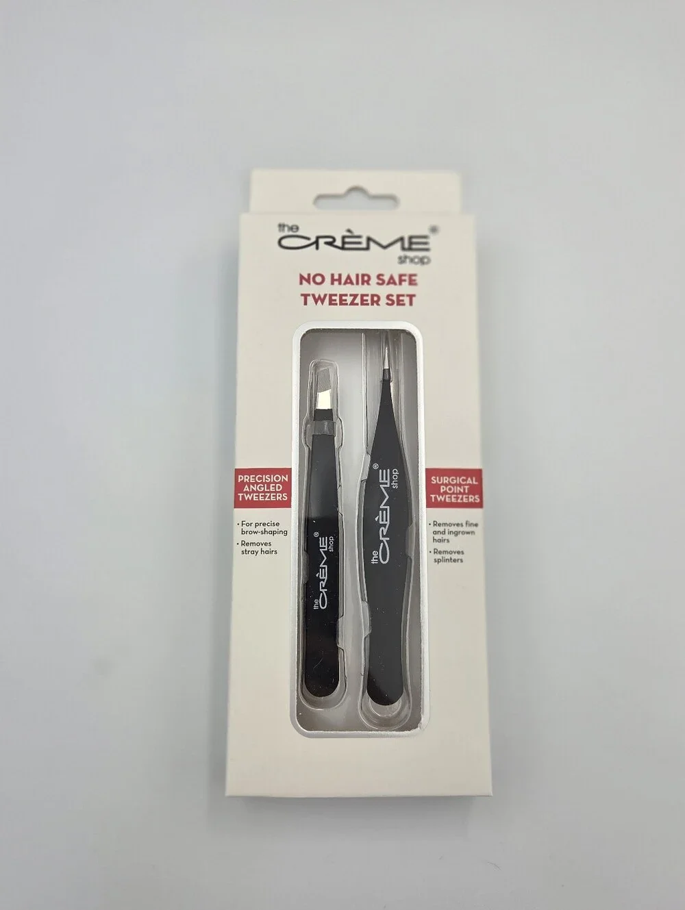 The Creme Shop No Hair Safe Tweezer Set NIB
